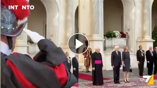 Mattarella in Vaticano da Papa Leone XIV: con lui la figlia Laura e Tajani