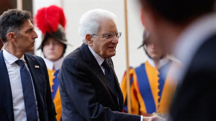 Papa Leone riceve la visita del Presidente della Repubblica Sergio Mattarella in Vaticano