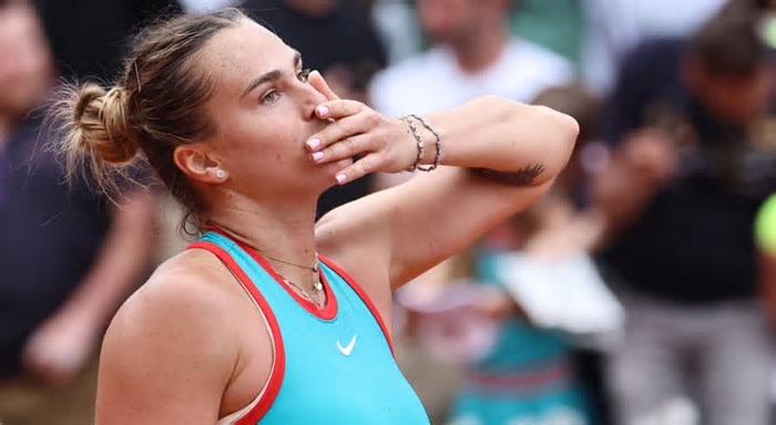 Sabalenka nos quartos de final em Roland Garros