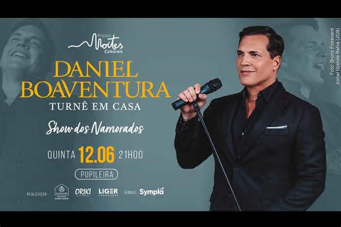 Daniel Boaventura realiza show especial no Dia dos Namorados em Salvador