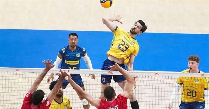 Brasil vence o Irã em estreia na Liga das Nações de Vôlei Masculino 2025