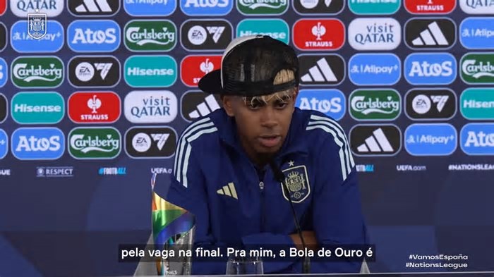 Lamine Yamal comenta possibilidade de vencer a Bola de Ouro