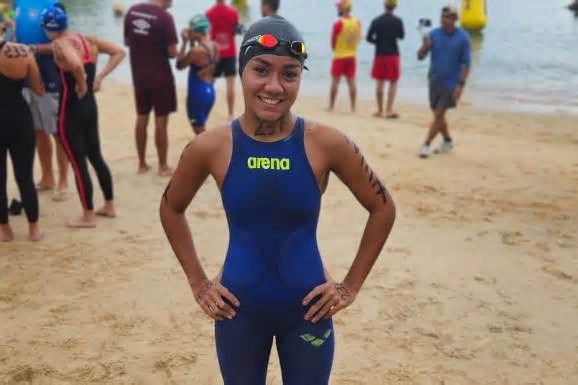 Kathleen Manoella conquista vaga para o Sul-Americano de Águas Abertas