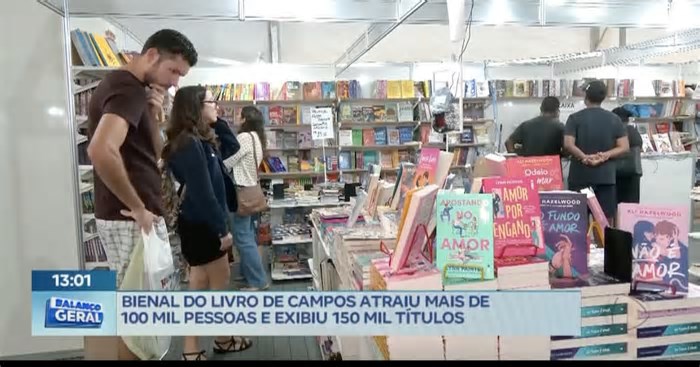 Bienal do livro de Campos (RJ) atrai mais de 100 mil visitantes em 10 dias de evento