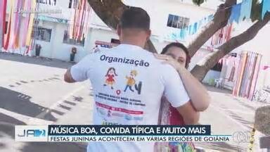 JA 2ª Edição. Festas juninas acontecem em várias regiões de Goiânia