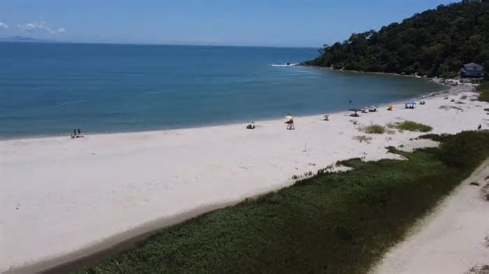 A segunda melhor praia do Brasil fica no Litoral Norte de Santa Catarina; conheça