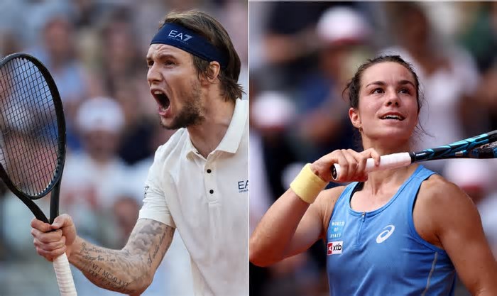 Cazaque polêmico por saques e francesa que incomodou por mau cheiro: quem são os outsiders de Roland Garros