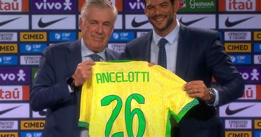 Afinal, como se pronuncia o sobrenome de Carlo Ancelotti, novo técnico da Seleção? Descubra