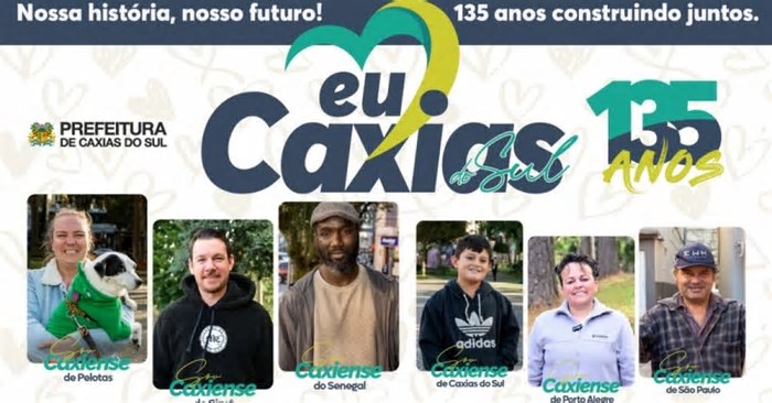 Semana de aniversário incentiva o pertencimento da população para celebrar os 135 de Caxias do Sul