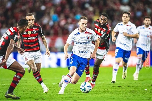 Fortaleza é humilhado pelo Flamengo, entra na zona de rebaixamento e escancara fase