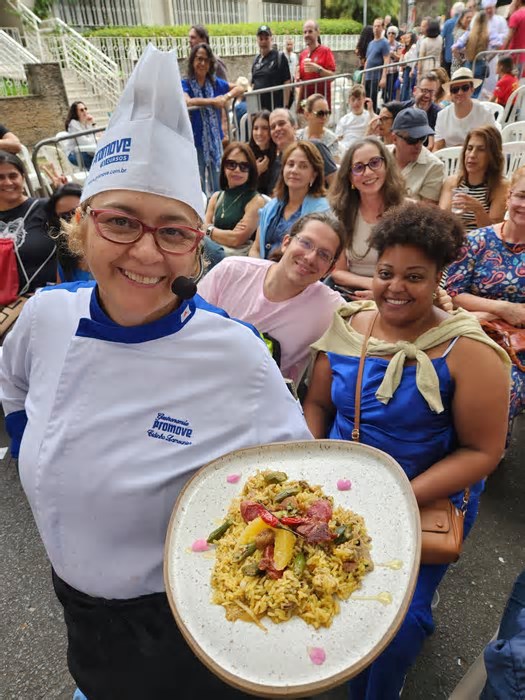 Festa Portuguesa em BH tem ‘arroz de pato à moda caipira’, realizado pela chef Cidinha Lamounier