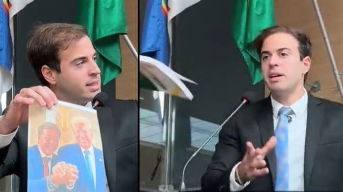Filho de ex-ministro sanfoneiro de Bolsonaro joga Constituição e ataca Moraes ao falar de prisão
