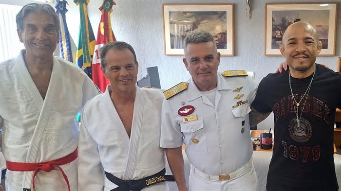 Família Gracie é homenageada em celebração da Marinha do Brasil no CEFAN