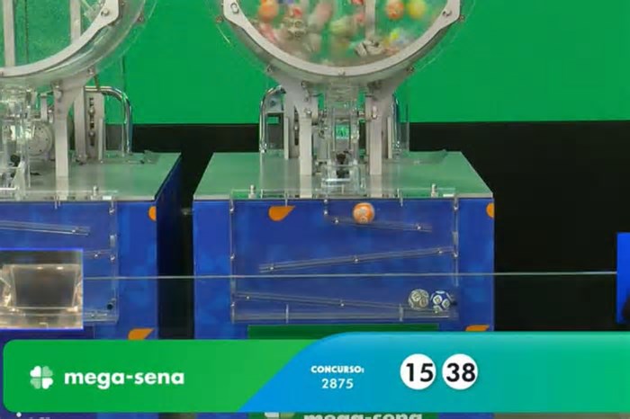 Ninguém acerta as seis dezenas da Mega-Sena 2875 e prêmio vai a R$ 100 milhões; veja números sorteados