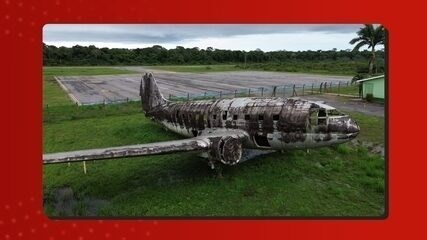 Avião usado na Segunda Guerra Mundial vira atrativo turístico no interior do AM