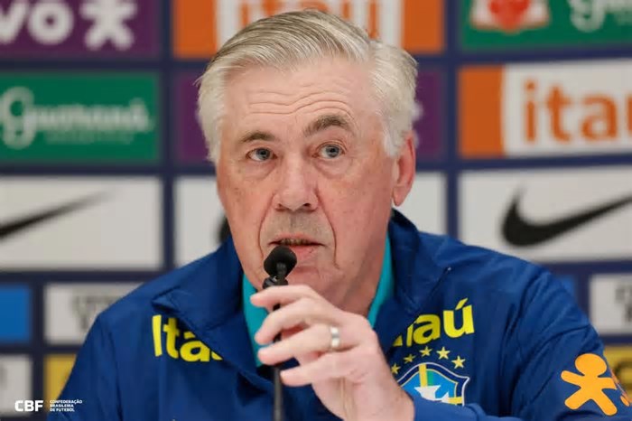 Brasil x Equador marca estreia de Carlo Ancelotti como técnico da Seleção