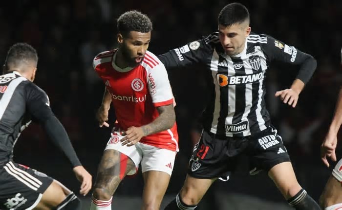 Internacional encara o Atlético-MG com retrospecto recente ruim antes da pausa do Brasileirão Betano