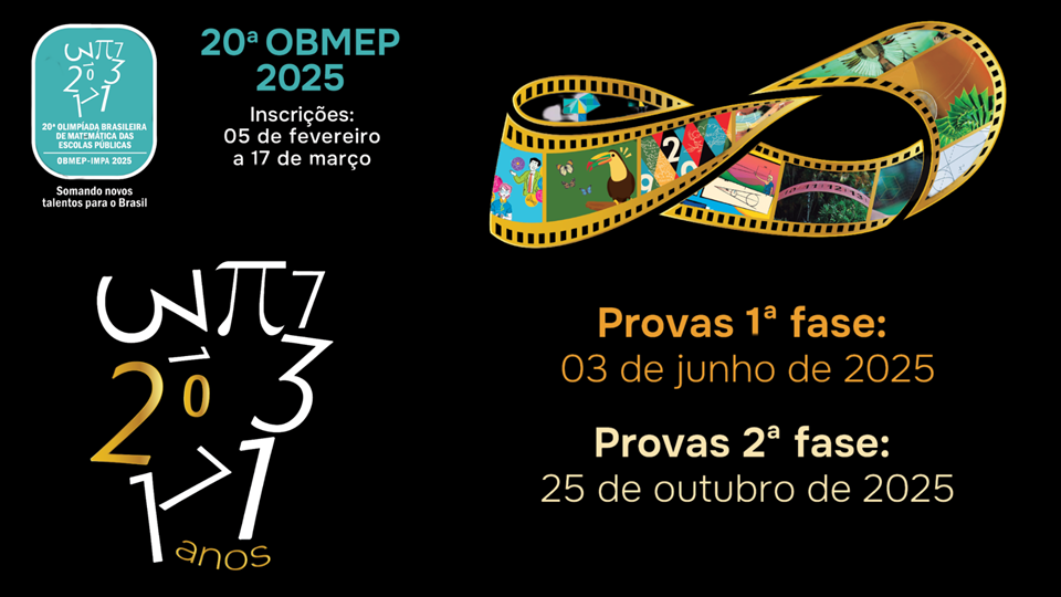 OBMEP Por Divulgação/OBMEP