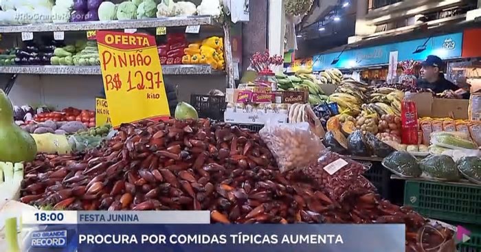 Comércio de Porto Alegre (RS) aquece com vendas de produtos juninos