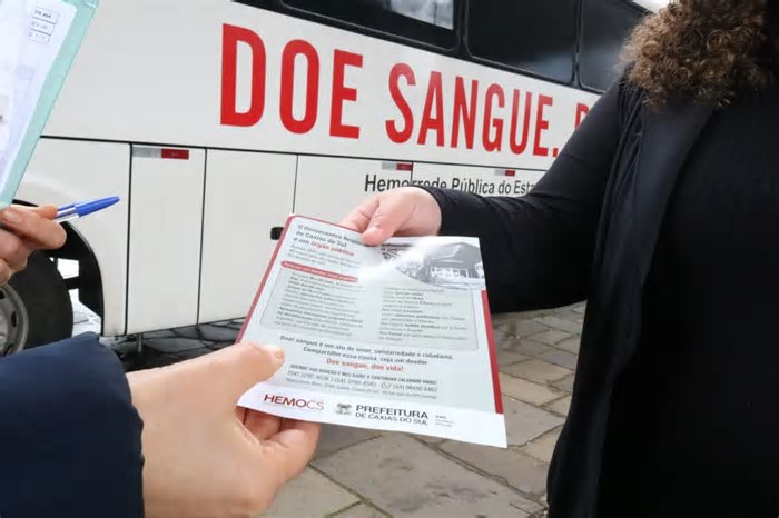 Hemocentro de Caxias do Sul promove semana em homenagem ao Dia Mundial do Doador de Sangue