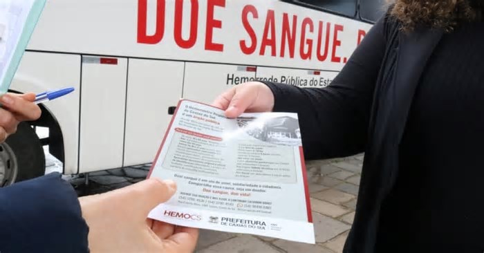 Hemocs celebra o Dia Mundial do Doador de Sangue com programação especial em Caxias do Sul