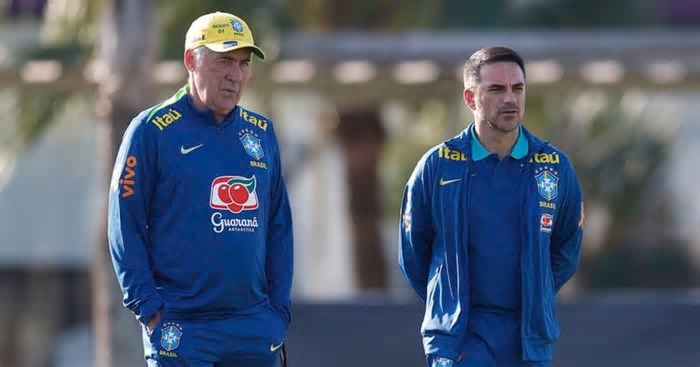 Ancelotti tem novidades no segundo treino da seleção brasileira