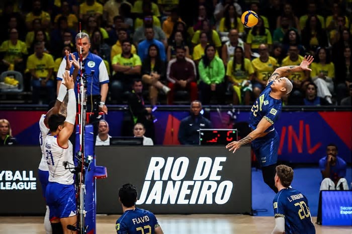 Brasil leva partida para o tie-break, mas perde para Cuba na Liga das Nações de vôlei