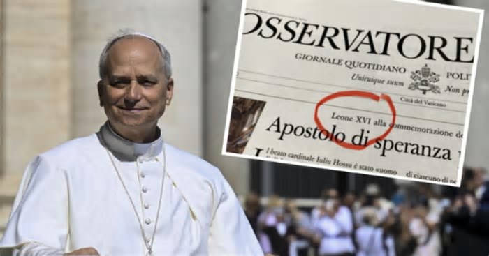 Gaffe dell'Osservatore Romano. Sbaglia il nome deI Papa: diventa Leone XVI