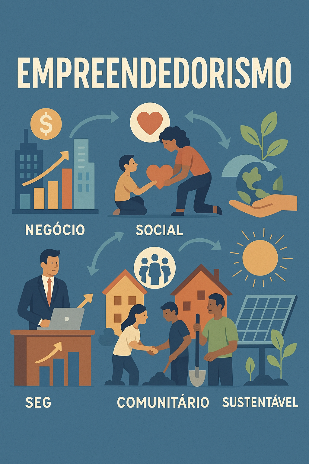 Empreendedorismo Por algoritmo de inteligência artificial Sora/Chatgpt