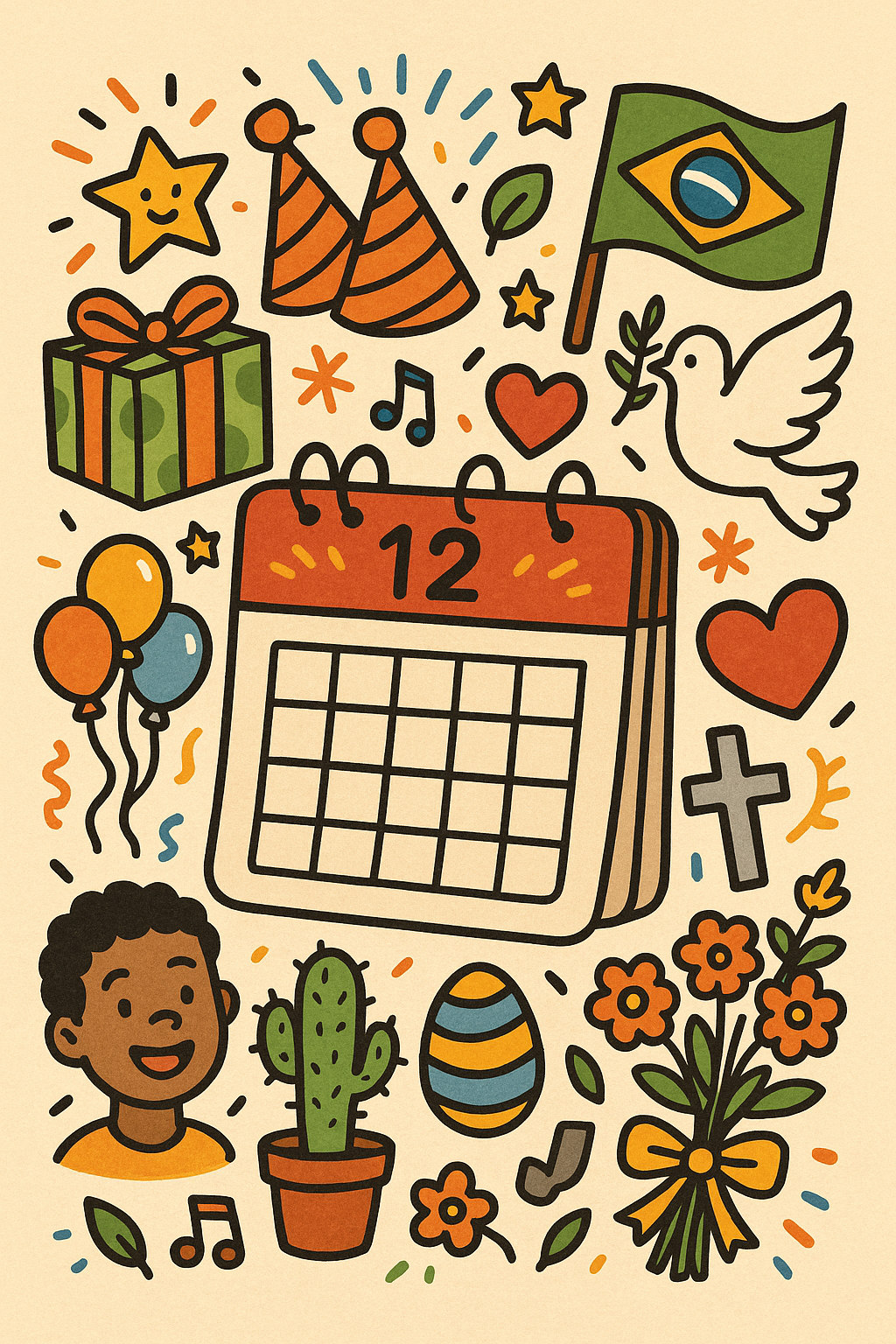 Datas Comemorativas Por Sora/Chatgpt