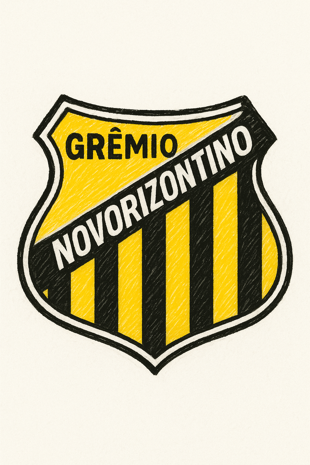 Escudo do Grêmio Novorizontino Por Sora/Chatgpt