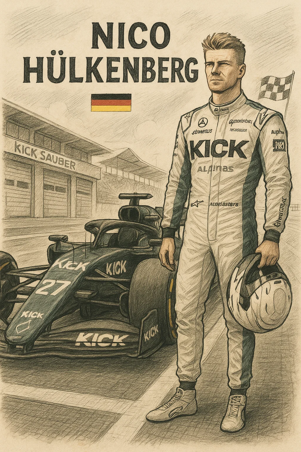 Nico Hülkenberg protagonizou um dos abandonos mais bizarros da história recente da Fórmula 1 no Grande Prémio de Barcelona-Catalunya.