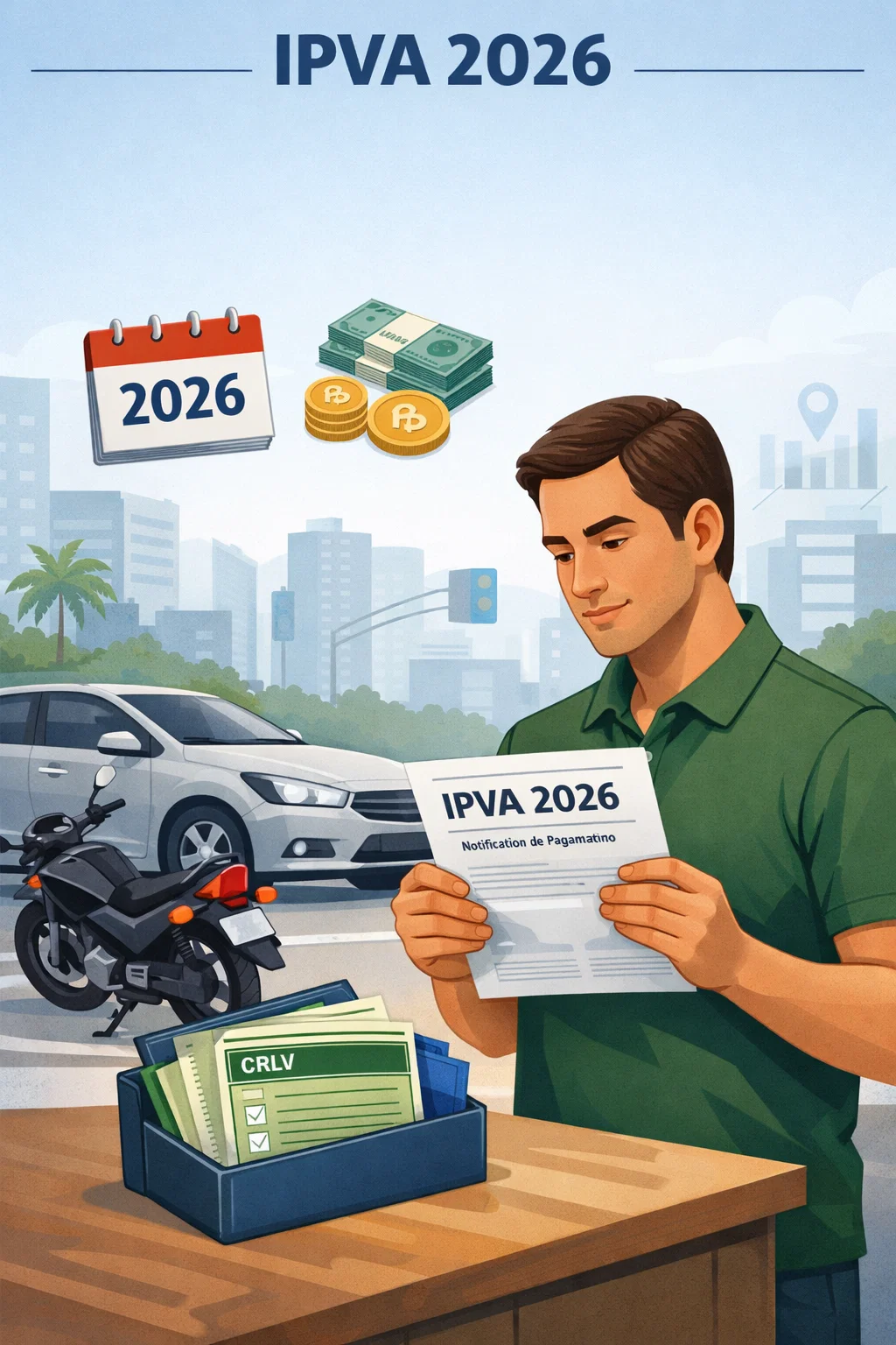 A Secretaria da Fazenda e Planejamento do Estado de São Paulo (Sefaz-SP) retoma na próxima quinta-feira (12) o calendário de vencimentos do IPVA 2026 de...