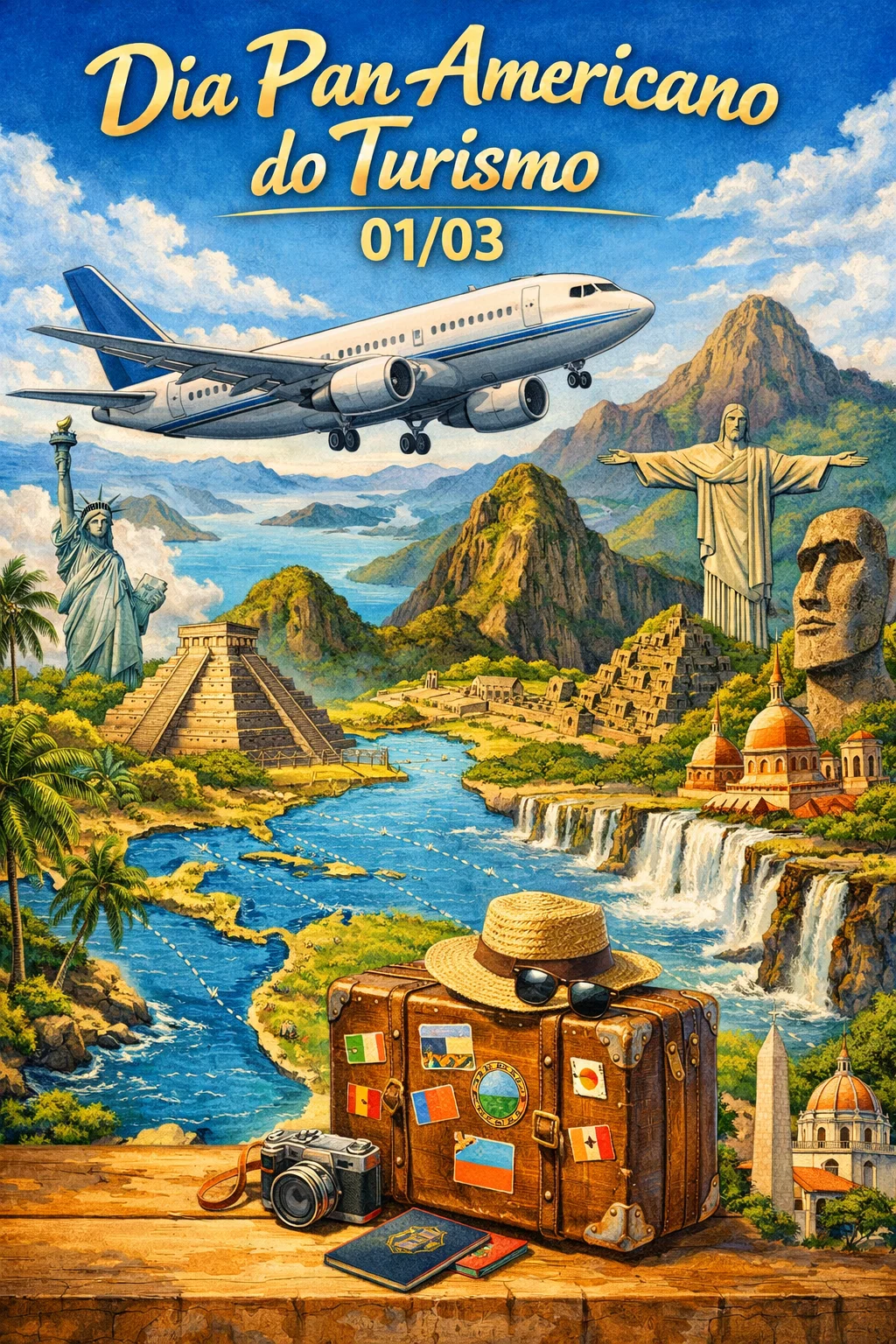 🌎 1º de março — Dia Pan-Americano do Turismo - Meus Conteúdos