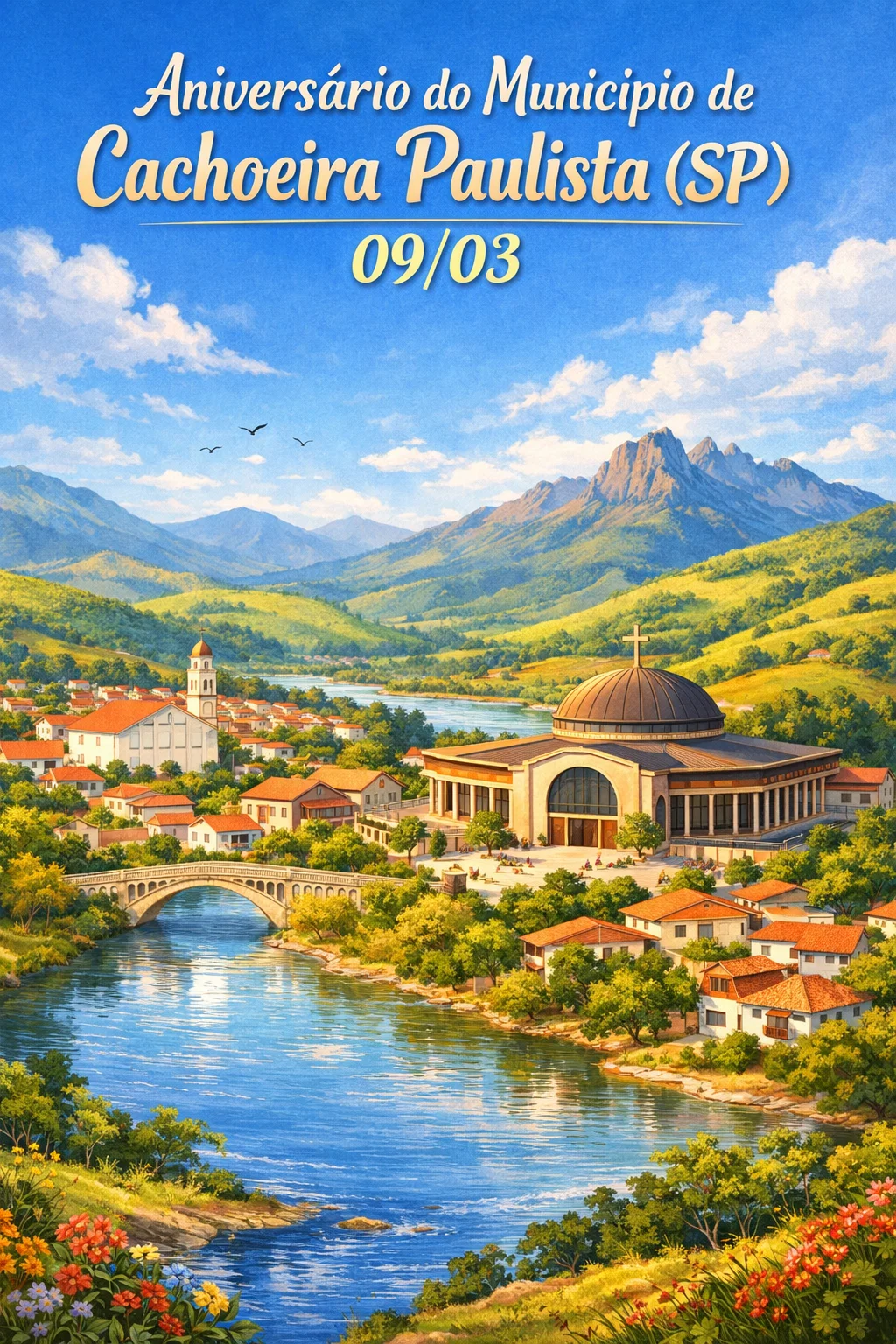 Aniversário do Município de Cachoeira Paulista (SP) - 9 de março