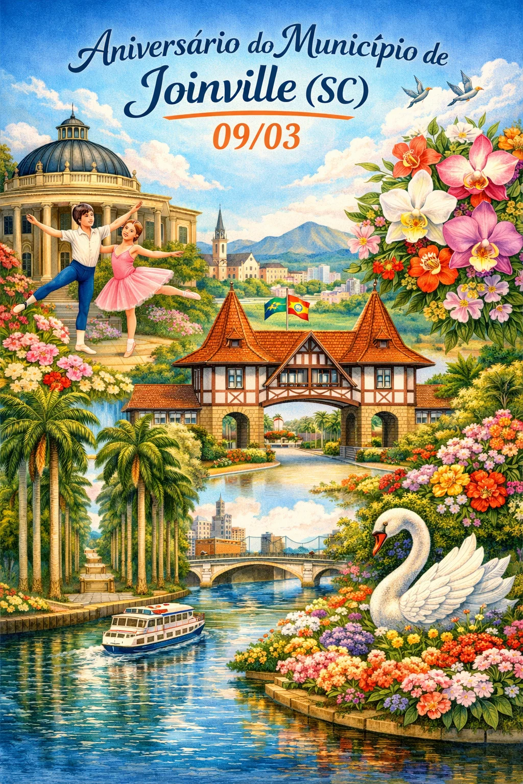🎉 Aniversário de Joinville (SC): Uma Celebração da História e do Progresso - 9 de Março