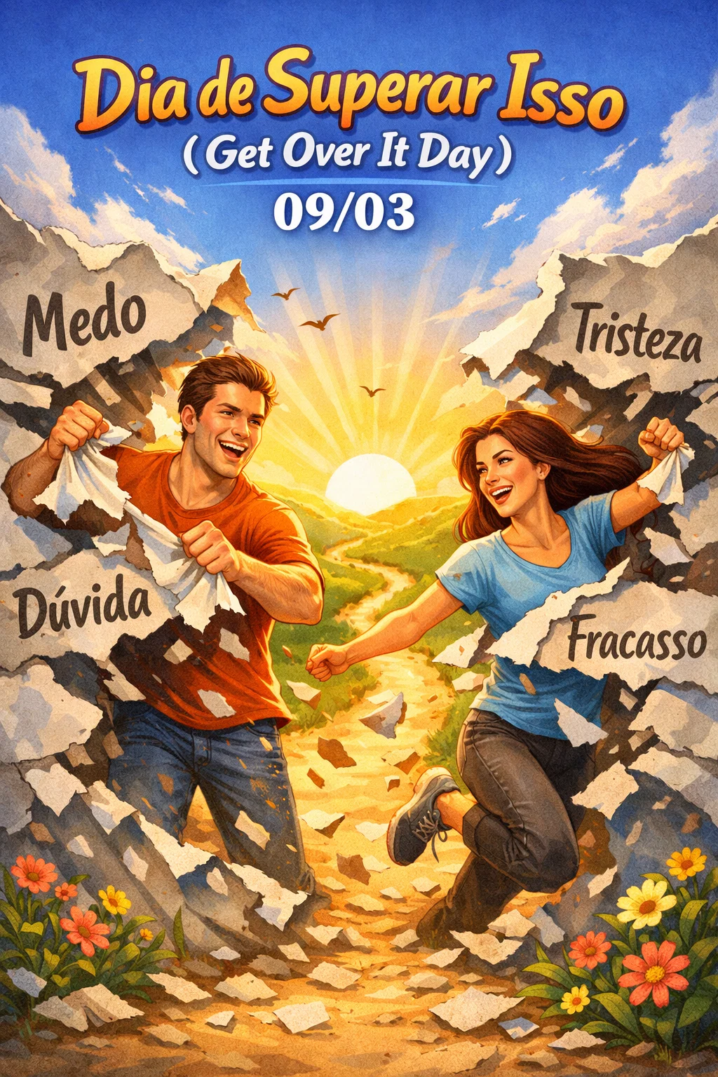 🎯 9 de março: Dia de Superar Isso (Get Over It Day)
