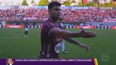 Santa Cruz anuncia contratação do lateral-direito Thiago Ennes. Assine já. A melhor programação está no Globoplay. Trechos. 7 ...