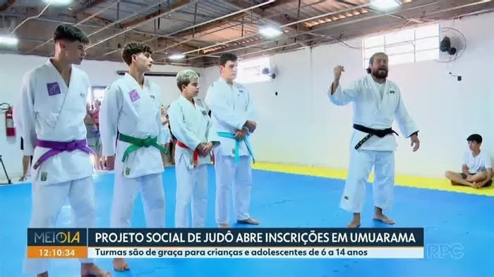 Uma associação de judô abriu inscrições para um projeto social em Umuarama. As aulas atendem crianças e adolescentes de 6 a ...