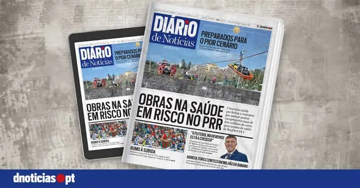 Obras na saúde em risco no PRR é o assunto que faz hoje a manchete do DIÁRIO. Concursos ainda por fechar e contratos por ...