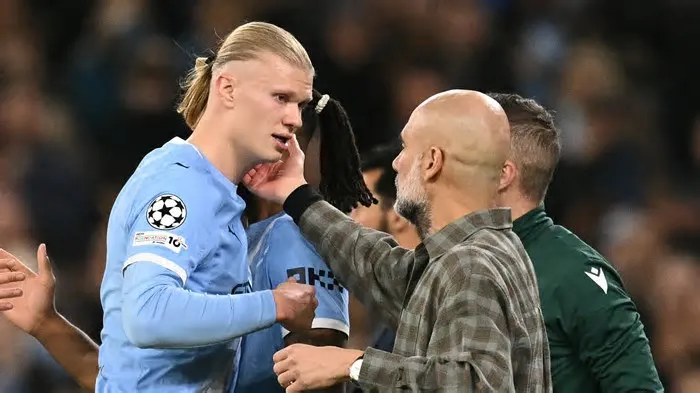 Pep Guardiola confirma que Erling Haaland está apto para a final da Carabao Cup contra o Arsenal, após sua substituição ...