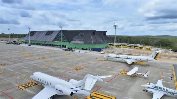 O Aeroporto Regional de Jericoacoara, no Ceará, passará a ser administrado pela Fraport Brasil, concessionária responsável ...