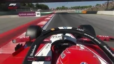 Charles Leclerc bate forte e abandona a classificação para o GP de Barcelona-Catalunha. Gênero: Esporte. Trechos. 21 seg.