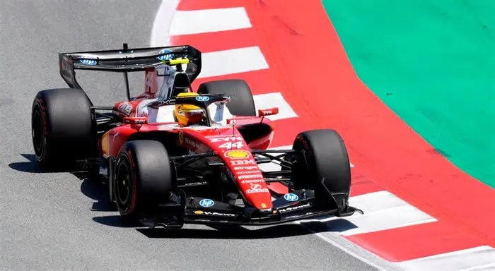 O piloto britânico Lewis Hamilton (Ferrari) somou domingo a primeira vitória na Fórmula 1 desde que trocou a Mercedes pela ...