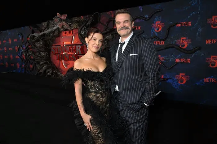 David Harbour and Millie Bobby Brown, who co-starred on “Stranger Things” together for five seasons, will once again share ...