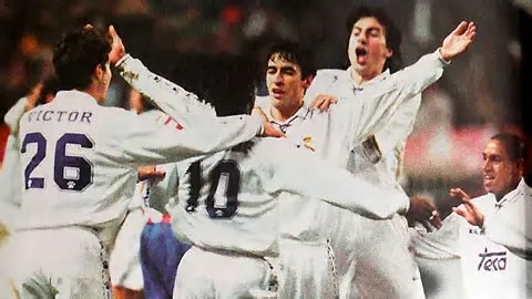 Em 14 de junho de 1997, o Real Madrid conquistou o campeonato ao vencer na penúltima rodada o Atlético (3-1).