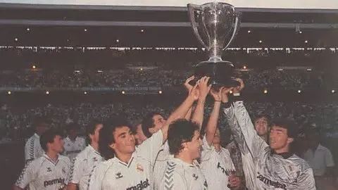 Em 14 de junho de 1987, o Real Madrid conquistou o título ao vencer o Zaragoza por 1-3.