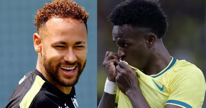 Neymar e Vini Jr. ocupam posições diferentes no mercado de imagem do futebol brasileiro. Neymar ainda aparece como o nome ...