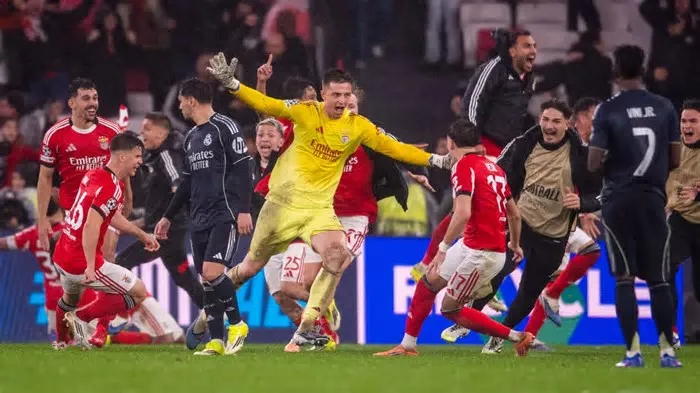 O guarda-redes do Benfica recordou o golo ao Real Madrid e a forma como foi acarinhado por esse momento, bem como sobre a ...