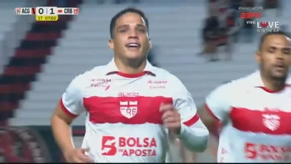 GOLAÇO DO CRB! Thiaguinho acerta chutaço no ângulo e amplia contra o Atlético-GO na Série B; VEJA - ESPN Video BRA-B ...